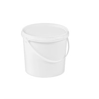 Plasthink, rund inkl. lock, 11,1L, Vit