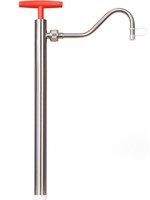 Fatpump i rostfritt stål med utloppsrör, 48 cm (L), 36 cm (D)