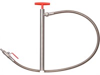 Fatpump i rostfritt stål m slang/kran 48cm (L), 36cm (D)