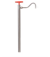 Fatpump i rostfritt stål med utloppsrör, 69cm (L), 57cm (D)