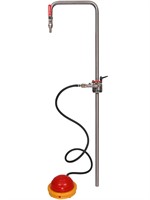 Fotpump med utloppsrör av rostfritt stål/PTFE, 20L/min.