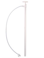 Fatpump i PTFE med utloppsslang och kran. 95cm(D). 400ml/tryck