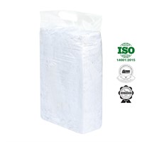 Vita små tunna frottedukar Extra Prima 100% bomull, 5kg/bal
