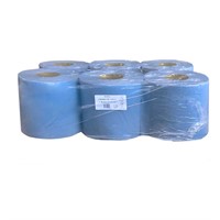 InduWipe 2-lgr, 450ark/rl, 30x20cm, 6rl/frp, Blå