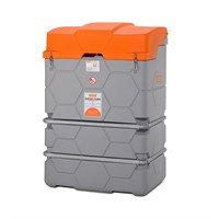 Dieseltank CUBE Basic 1000L med lock, utomhus, 56L/min
