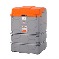 Dieseltank CUBE Basic 1500L med lock, utomhus 56L/min