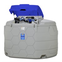 AdBluetank CUBE Premium 5000L, lock, pump m.m. Utomhus, 35L/min