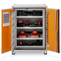 Laddningsskåp Basic med fötter, 8/10, 400V, 6kWh, 80x66x111