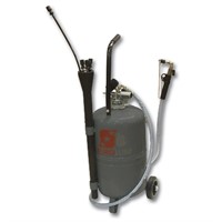 Spilloljetömmare med sugfunktion, 25L