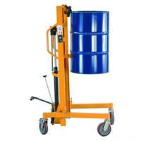 Fatlyft med hydraulisk fotpump för 210L plåtfat