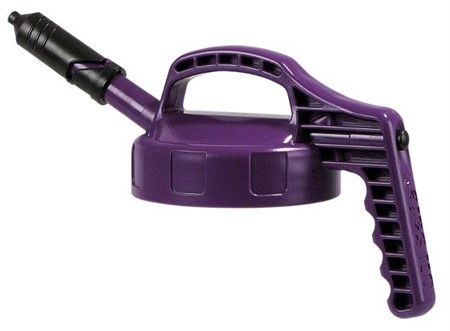 Oil Safe Minilock med smal kort pip - Violett