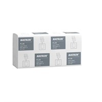 Katrin Pappershandduk Plus Non Stop, W-vikt 2-lgr, Vit