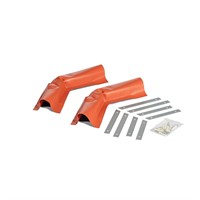 Build-A-Berm, Överkörbar, 45° hörn, 48x30x5cm, Orange