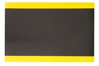 Arbetsmatta Elephant Skin 91x200cm,  Svart/Gul